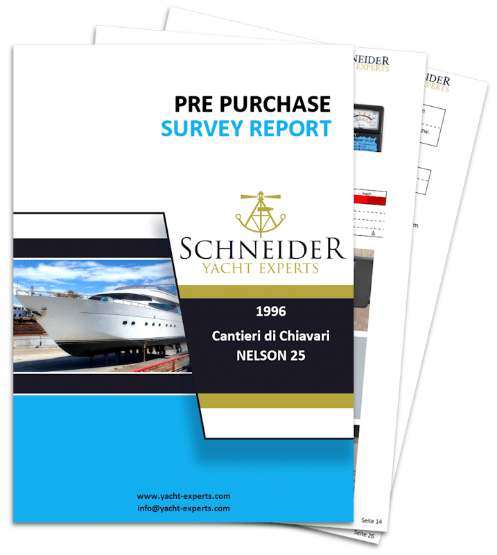 A Pre Purchase Survey Report of a Yacht in Italy or Croatia