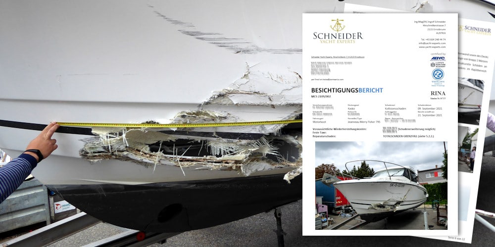 Yacht Insurance Claims: Survey of a damage Yacht in Italy or Croatia