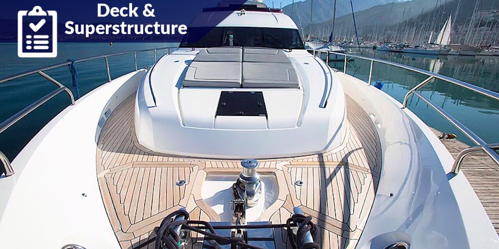 Pre Purchase Yachtsurvey: Deck Inspection in Italy and Croatia