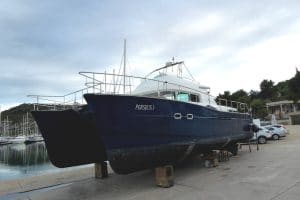 Bootsgutachten Lagoon Power Cat 43 in Kroatien