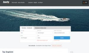 Screenshot boats.com Bootsbörse